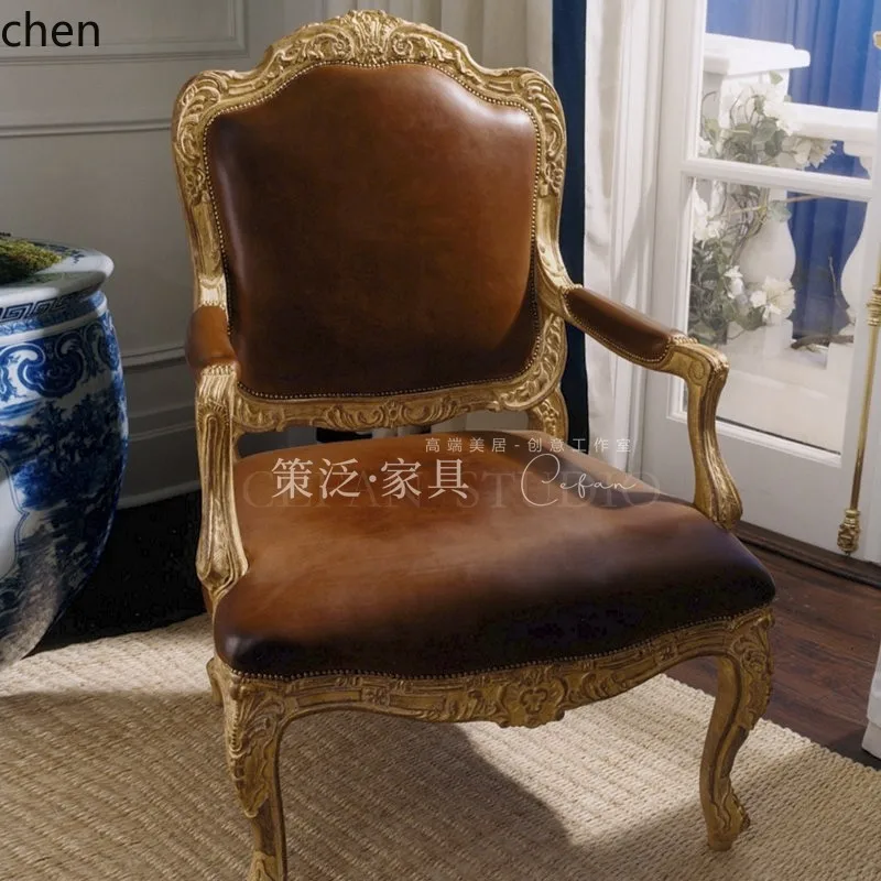 Chairs - Krzesło biurkowe TQH7.2 w stylu vintage,