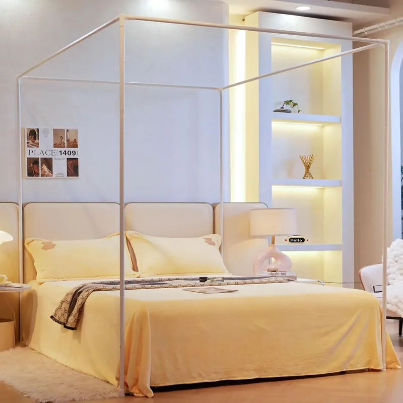 Canopy Bed Frame Metal Queen - Wysokiej jakości słupki do ramy łóżka
