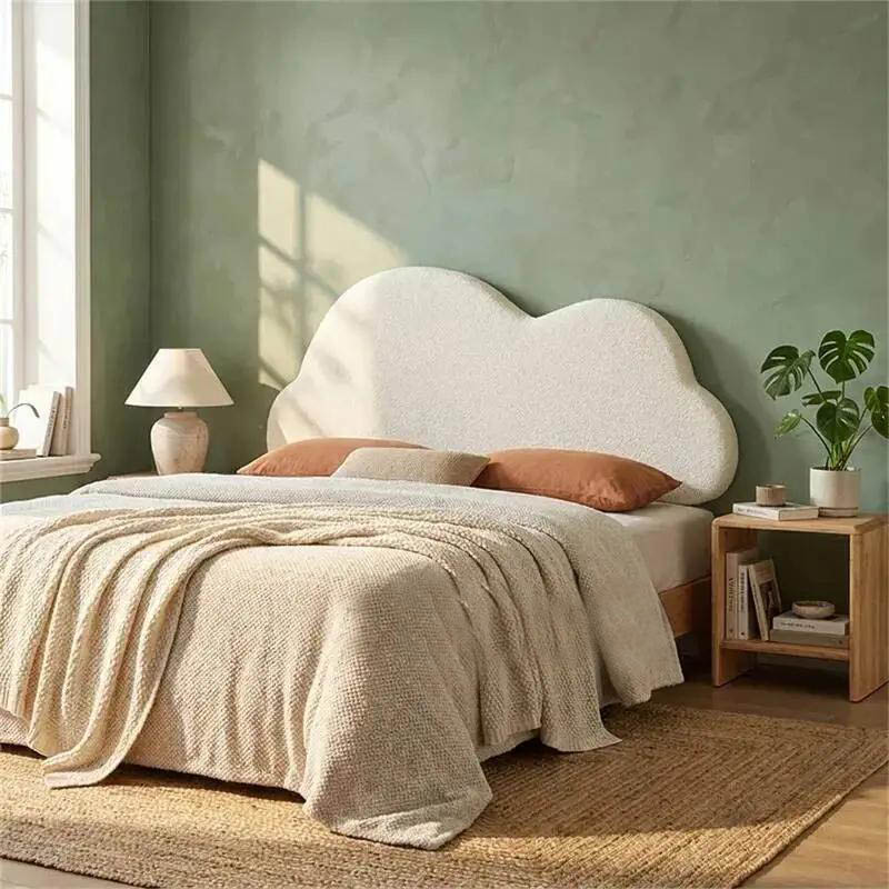 Headboard Cushion Backrest Tatami - Kreatywne łóżko w kształcie chmury, wezgłowie,