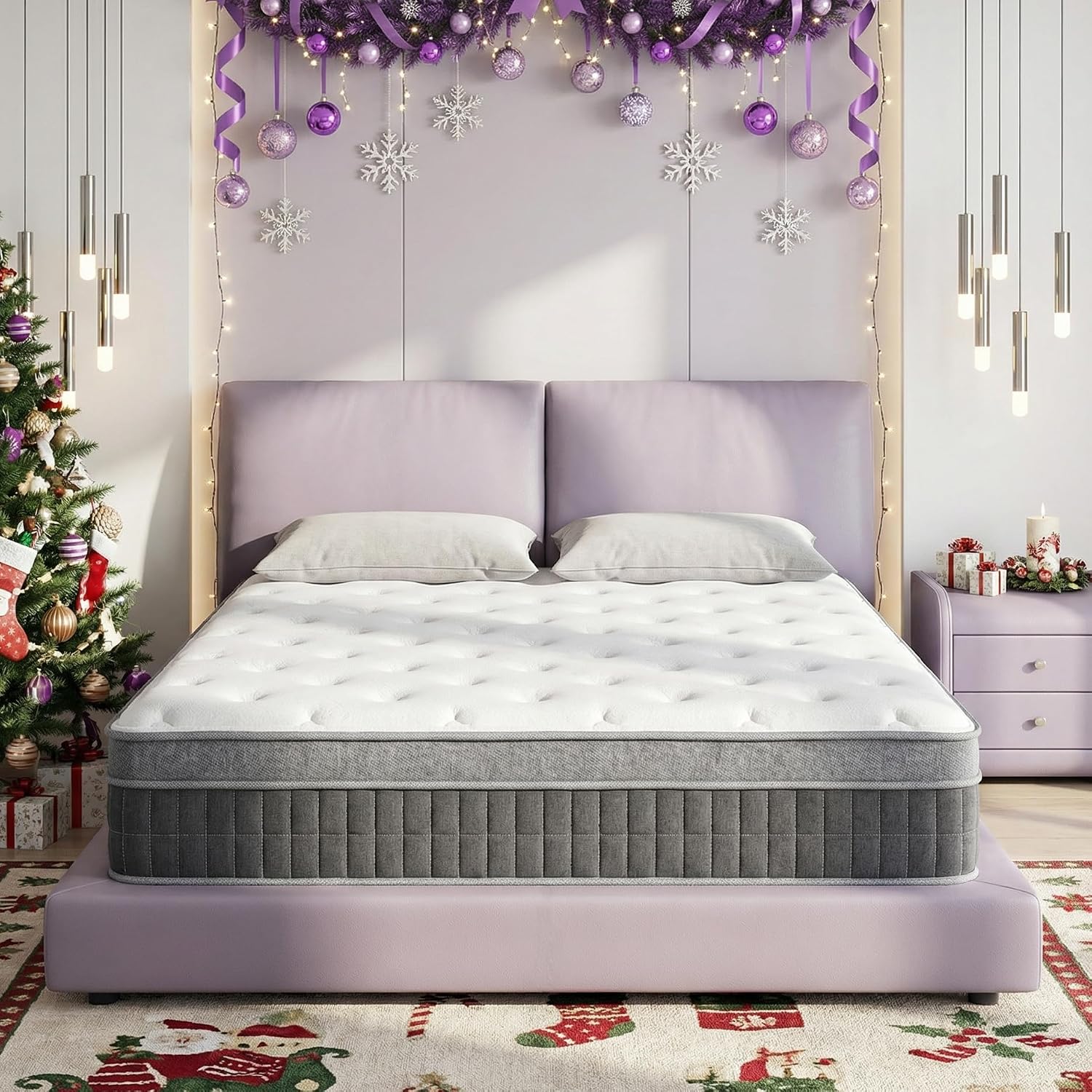 Memory Foam Mattress In A Box Queen - Materac Queen Size w pudełku, 12-calowy