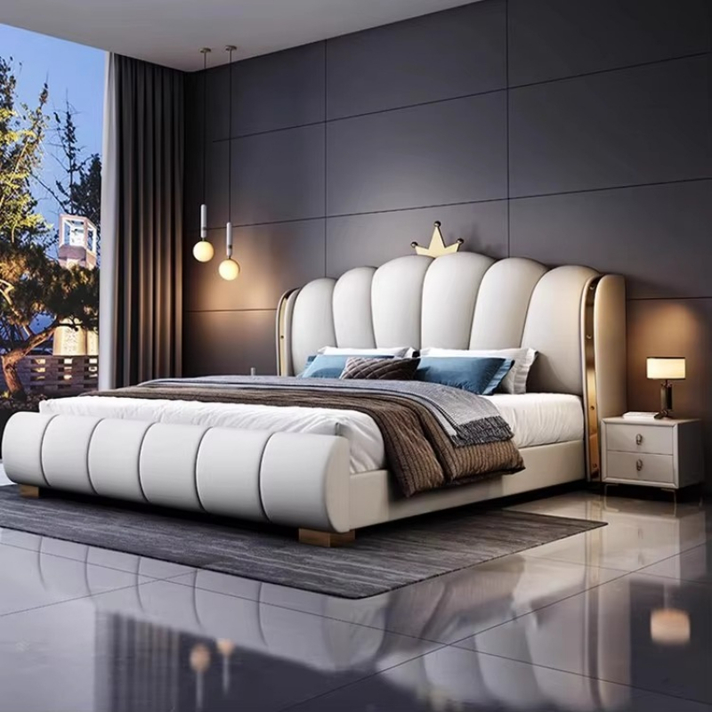 King Size Bed Frame With Storage Drawers - Nowoczesne, luksusowe meble do sypialni z
