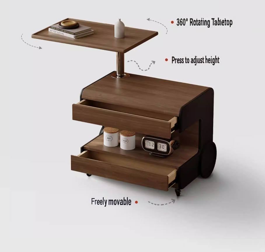 #   Szafka nocna z litego drew – Solid Wood Nightstand 2 Drawers recenzja i cena