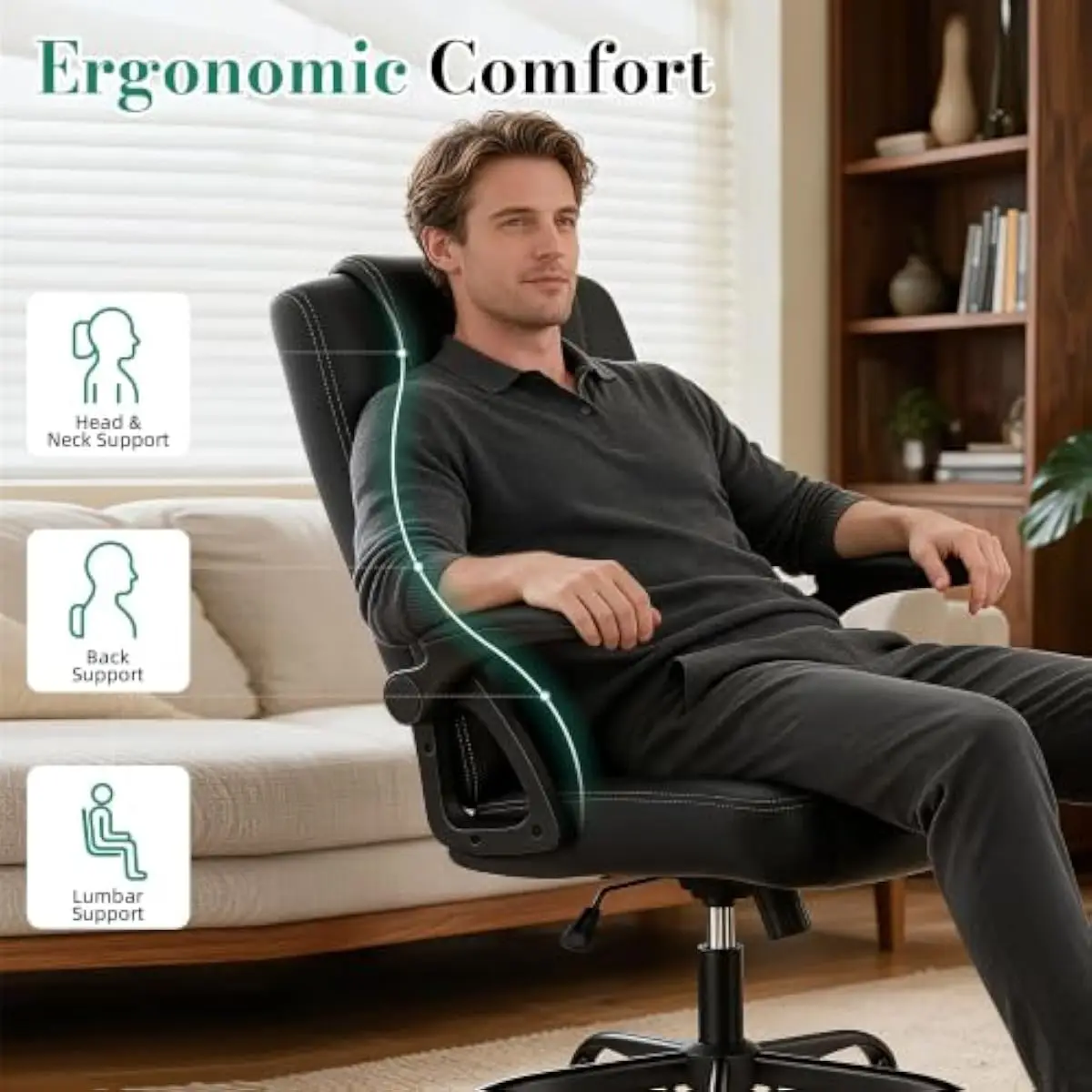 Ergonomiczne krzesło biurowe d – Chairs recenzja i cena