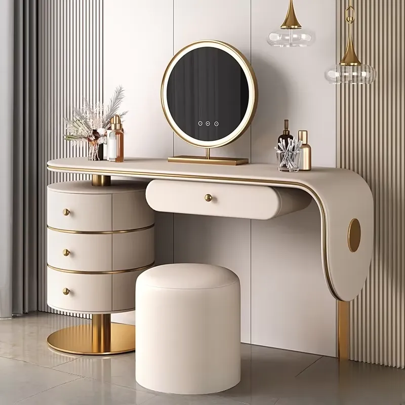 Zestaw toaletki drewnianej wys – Dressing Table Vanity With Lighted Mirror recenzja i cena
