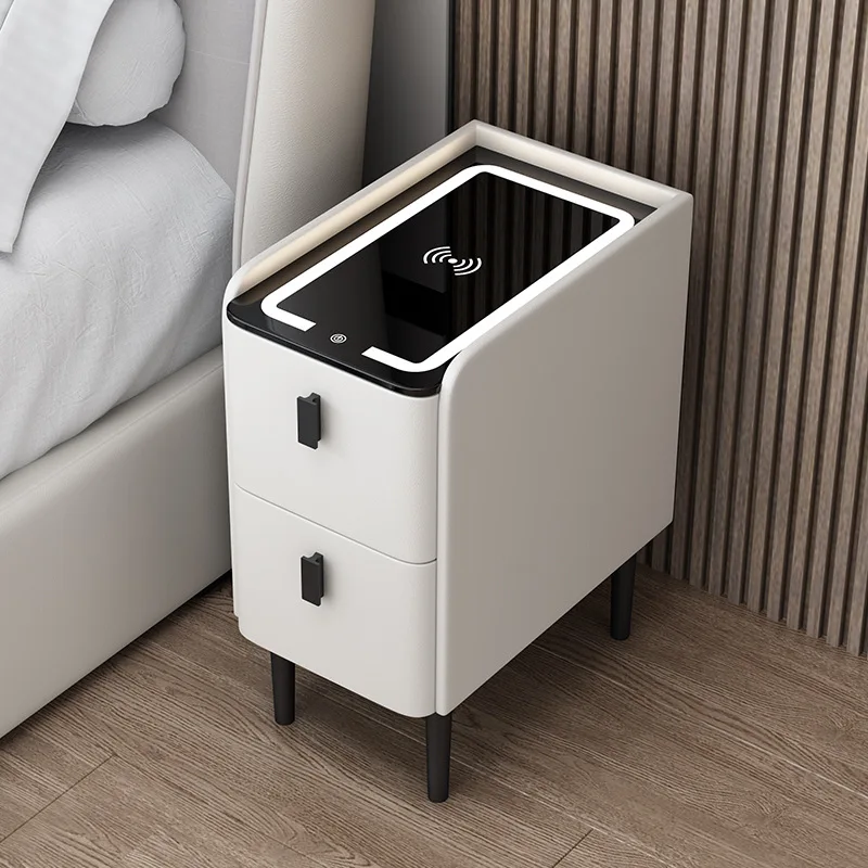 Stolik nocny w stylu nordyckim – Solid Wood Nightstand 2 Drawers recenzja i cena