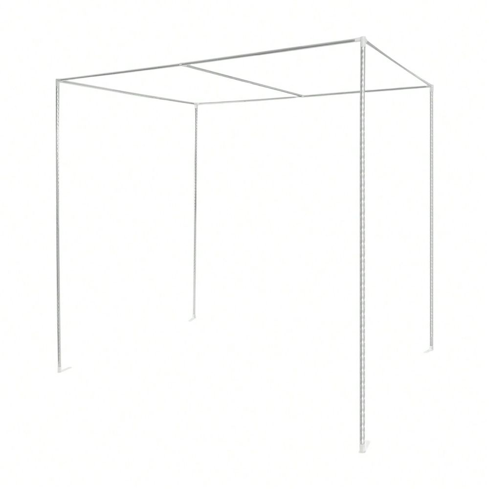 Rama łóżka z baldachimem 2x2m, – Canopy Bed Frame Metal Queen recenzja i cena
