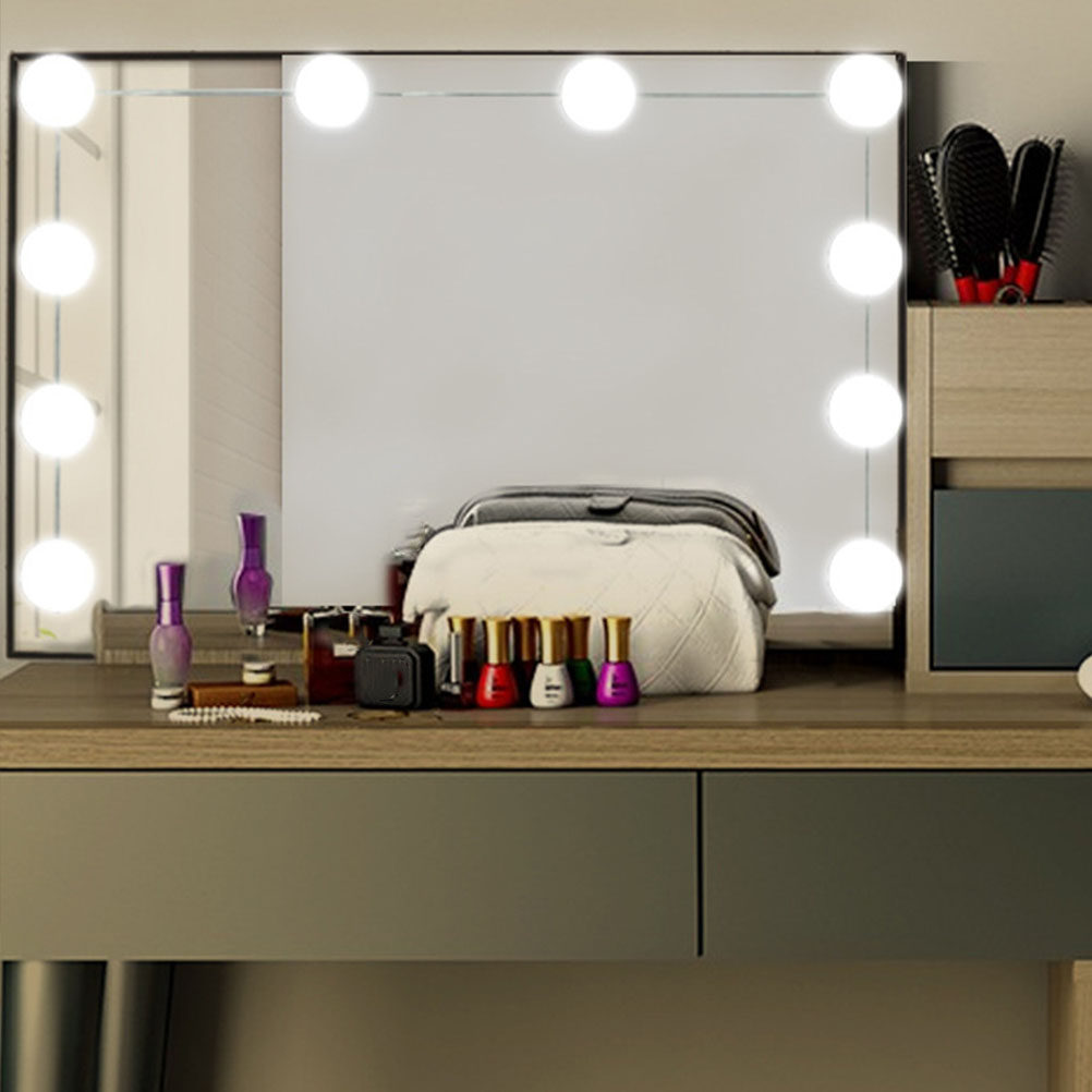 1 zestaw: lampa LED do lustra  – Dressing Table Vanity With Lighted Mirror recenzja i cena