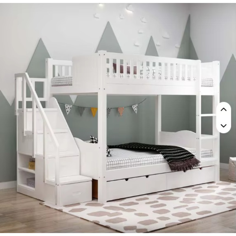 Gorąca Wyprzedaż Mebli Łóżko P – Bunk Bed With Stairs And Slide recenzja i cena