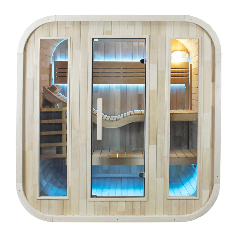 Zewnętrzna sauna w stylu nowoc – Outdoor Furniture recenzja i cena