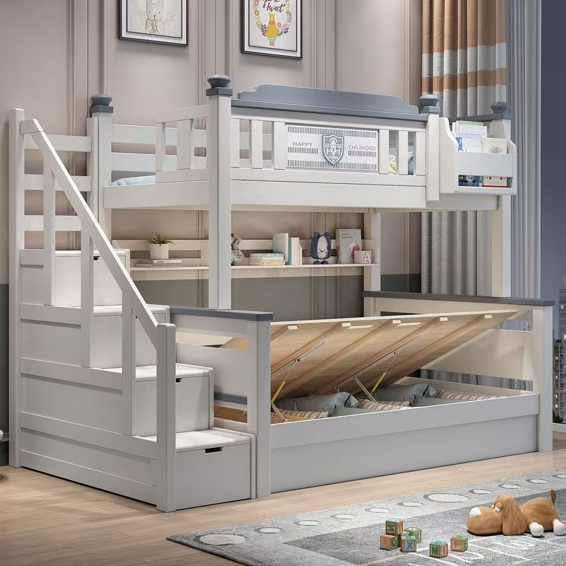 Tanie drewniane meble do pokoj – Bunk Bed With Stairs And Slide recenzja i cena
