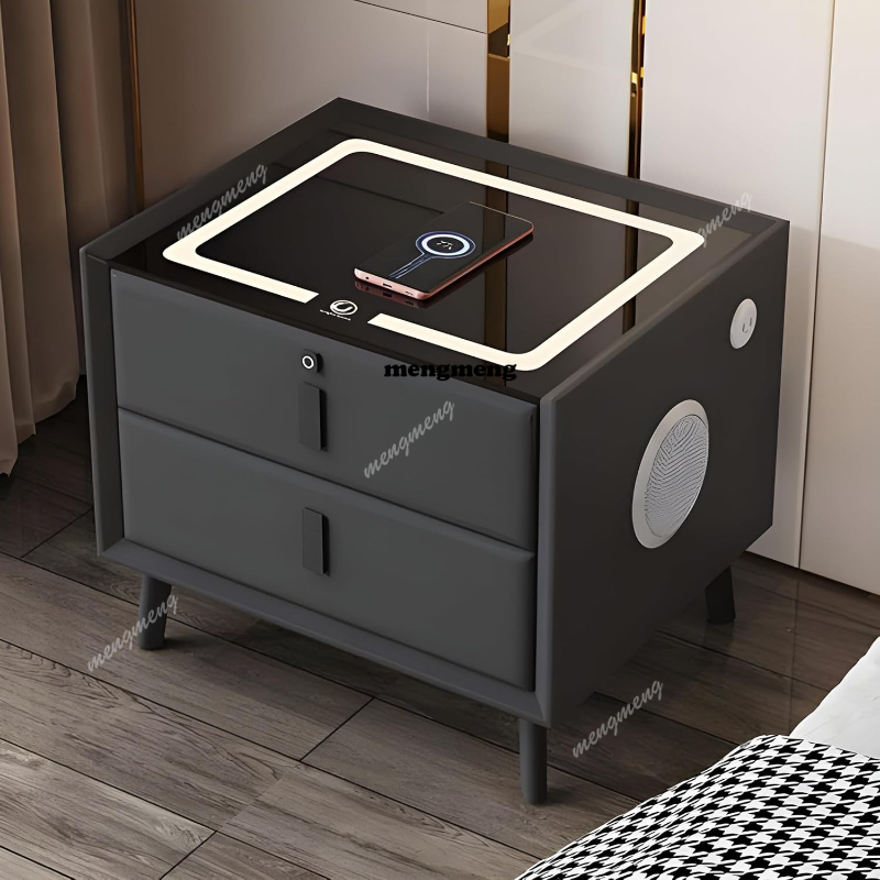 Stolik nocny z litego drewna z – Solid Wood Nightstand 2 Drawers recenzja i cena