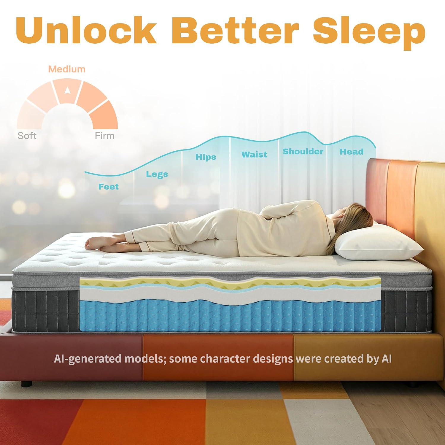 Materac Queen Size w pudełku,  – Memory Foam Mattress In A Box Queen recenzja i cena