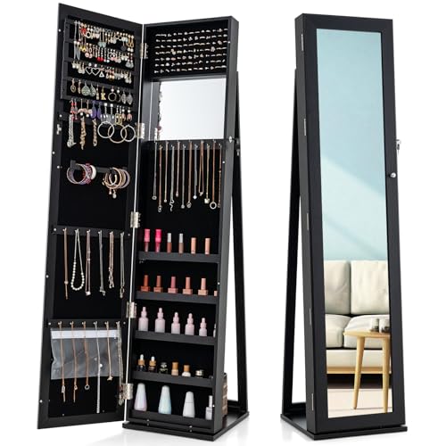 Szafa na biżuterię z lustrem o – Full Length Mirror Jewelry Armoire recenzja i cena