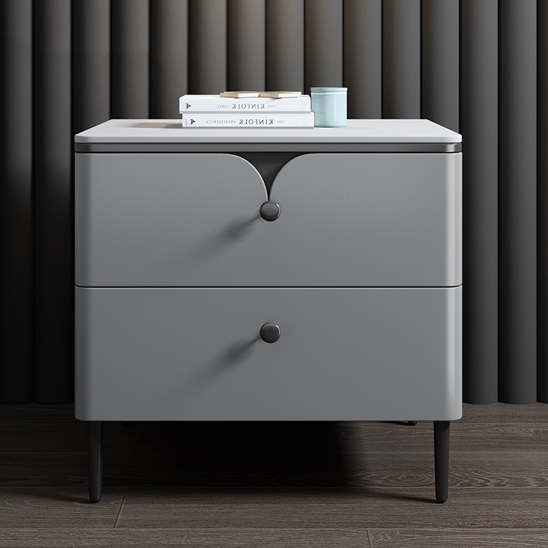 Nowoczesny stolik nocny z lite – Solid Wood Nightstand 2 Drawers recenzja i cena