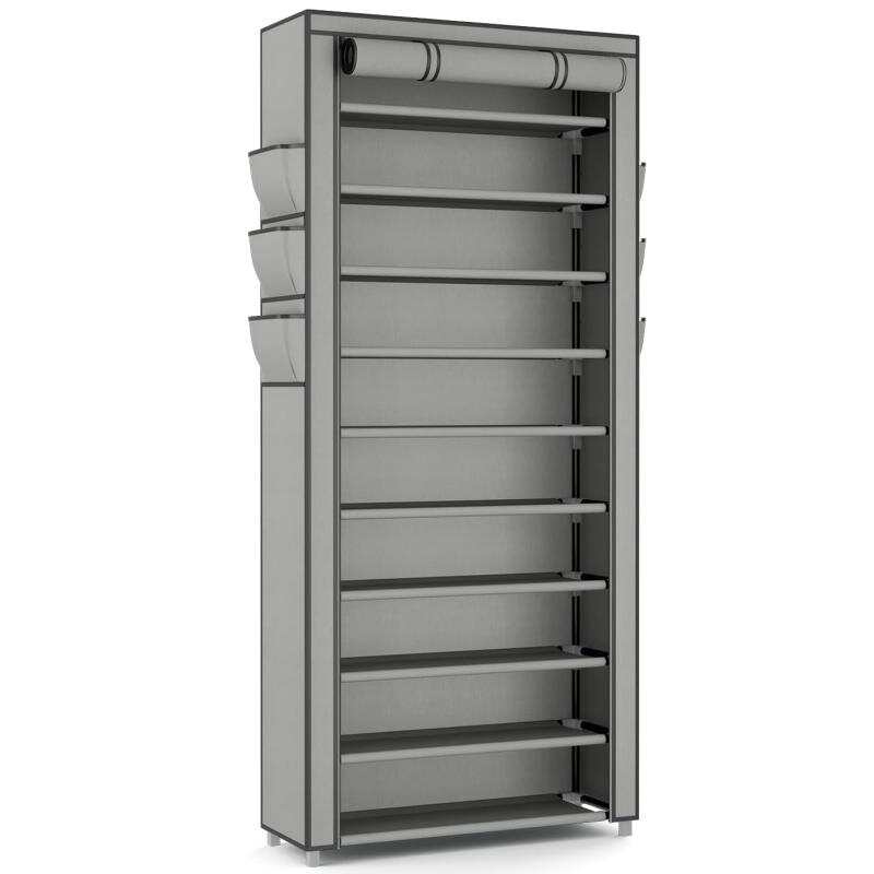 Wysoki, wąski organizer na but – Shoe Rack Cabinet Narrow Entryway recenzja i cena